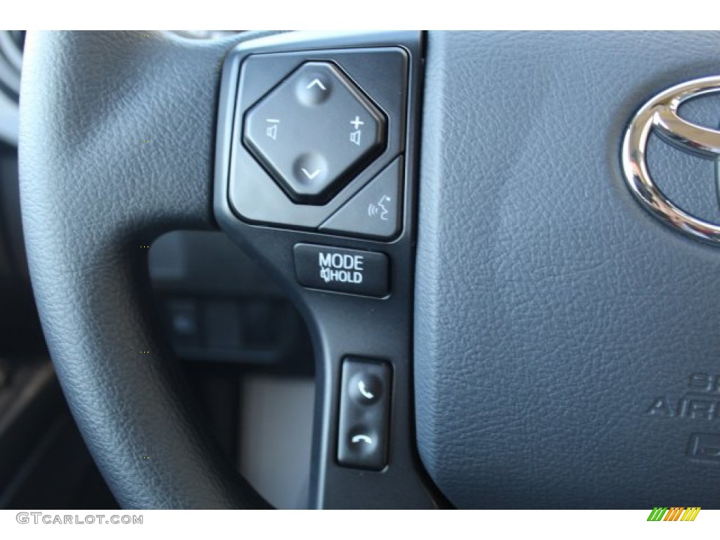 2020 Toyota Tacoma TSS Off Road Double Cab Cement Steering Wheel Photo #136317611
