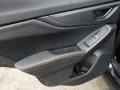 Black 2019 Subaru Crosstrek 2.0i Limited Door Panel