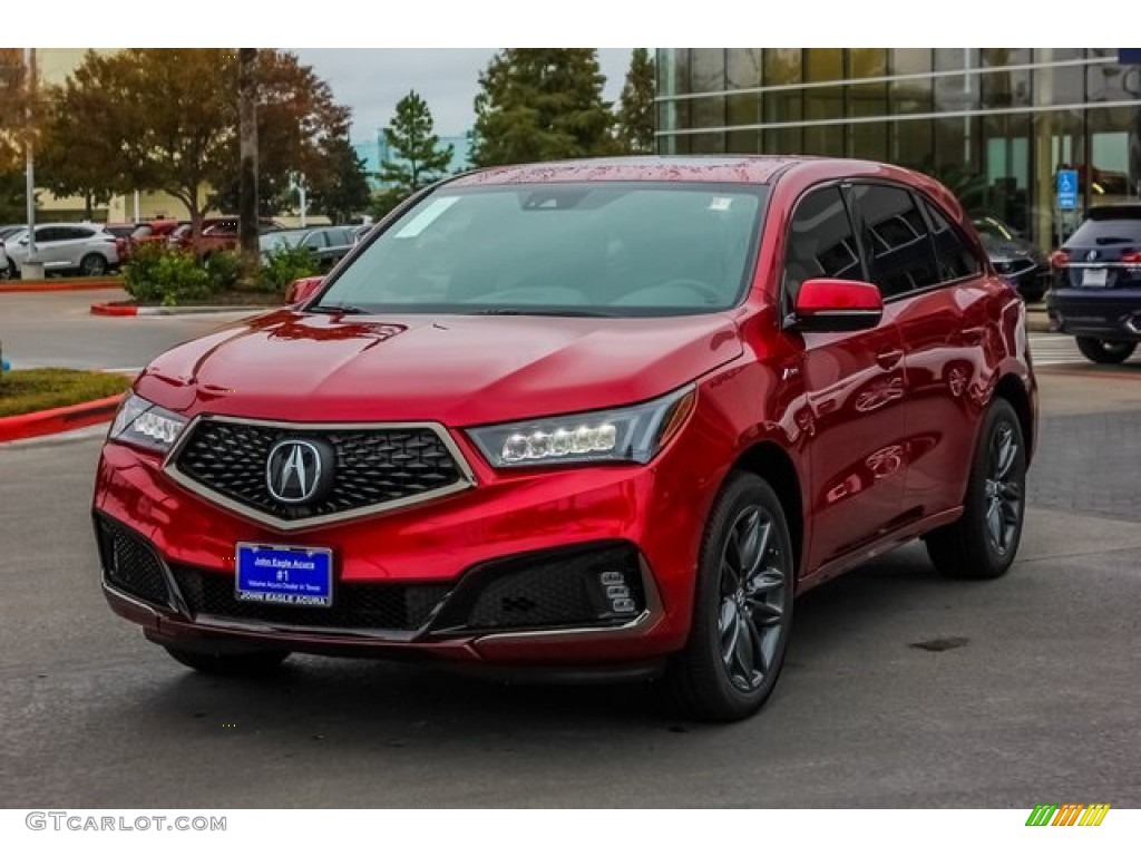 2020 MDX Technology AWD - Performance Red Pearl / Ebony photo #3