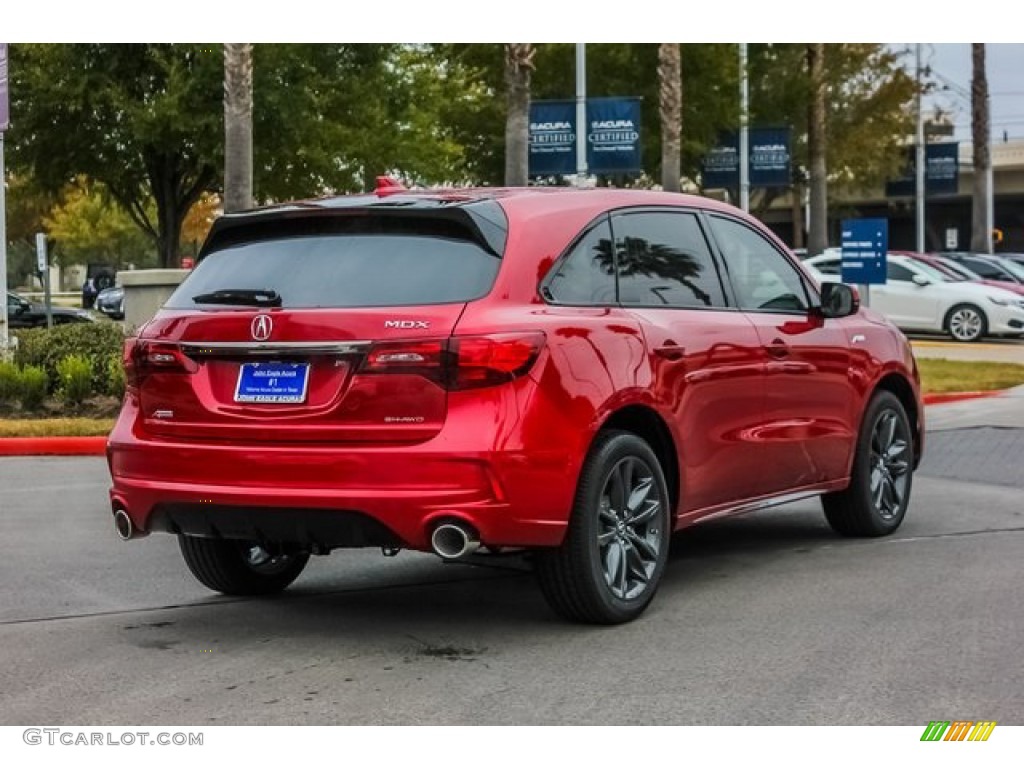 2020 MDX Technology AWD - Performance Red Pearl / Ebony photo #7