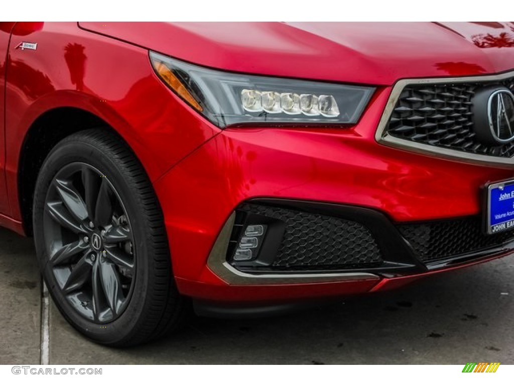 2020 MDX Technology AWD - Performance Red Pearl / Ebony photo #11
