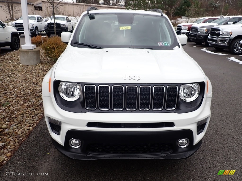 2020 Renegade Latitude 4x4 - Alpine White / Black photo #7