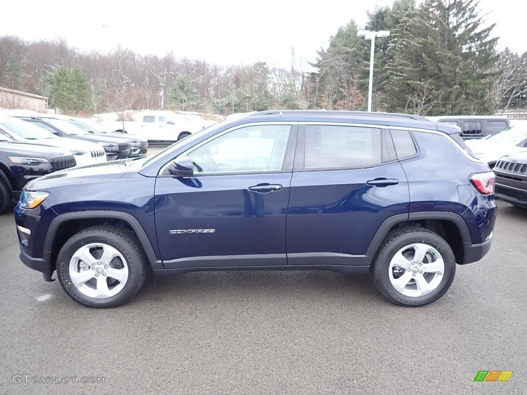 2020 Compass Latitude 4x4 - Jazz Blue Pearl / Ski Gray/Black photo #2