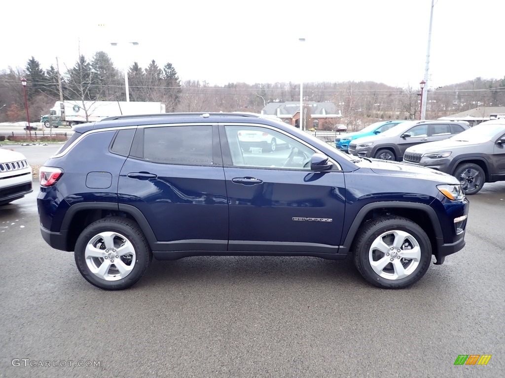 2020 Compass Latitude 4x4 - Jazz Blue Pearl / Ski Gray/Black photo #6