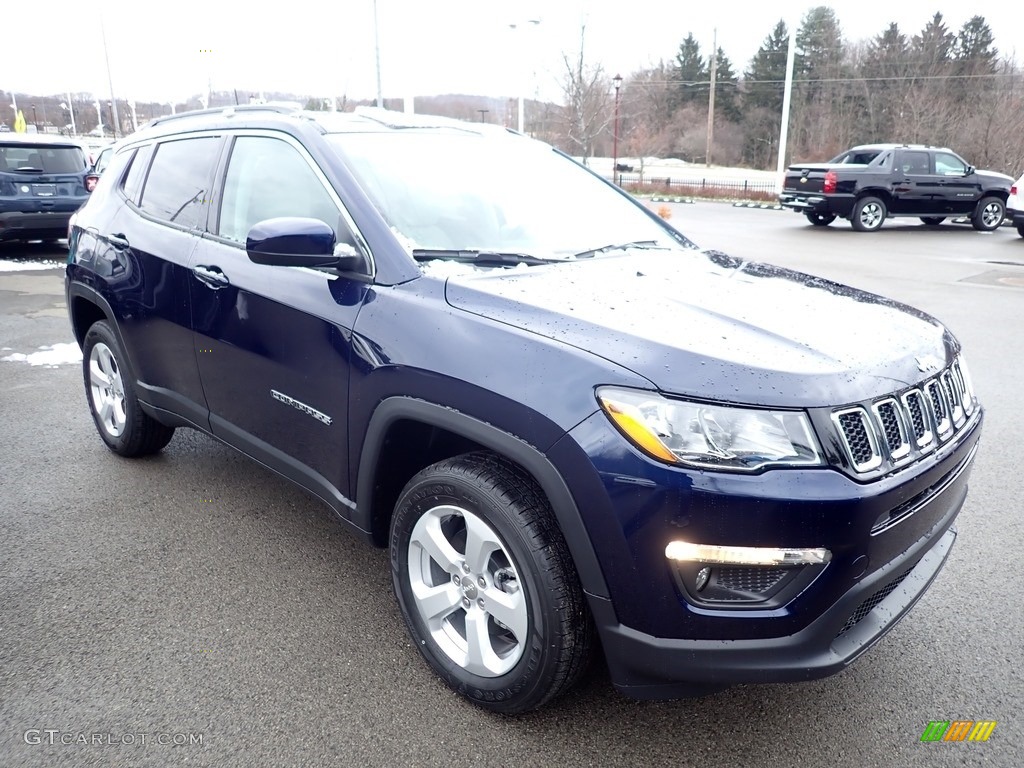 2020 Compass Latitude 4x4 - Jazz Blue Pearl / Ski Gray/Black photo #7