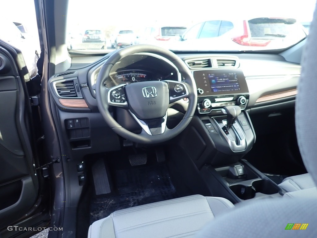 2019 Honda CR-V EX AWD Gray Dashboard Photo #136323935