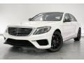 designo Diamond White Metallic 2016 Mercedes-Benz S 63 AMG 4Matic Sedan Exterior