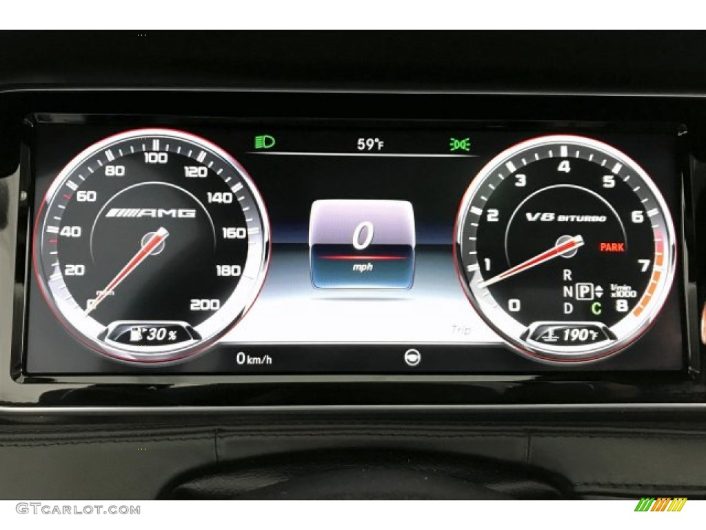 2016 Mercedes-Benz S 63 AMG 4Matic Sedan Gauges Photos