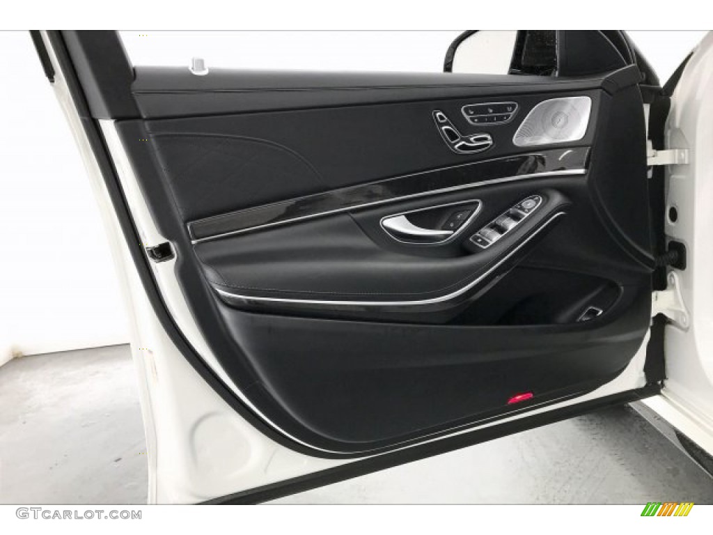 2016 Mercedes-Benz S 63 AMG 4Matic Sedan Black Door Panel Photo #136325261