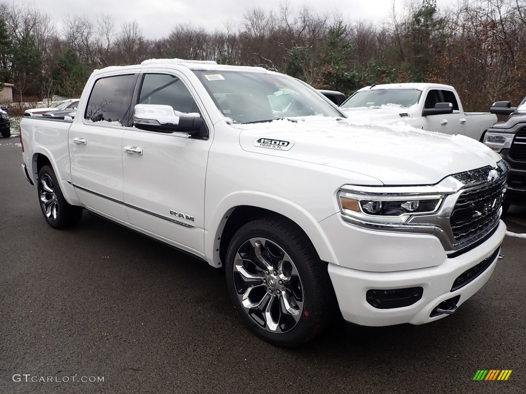 2020 1500 Limited Crew Cab 4x4 - Ivory White Tri-Coat Pearl / Black photo #6