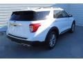 2020 Star White Metallic Tri-Coat Ford Explorer XLT  photo #8