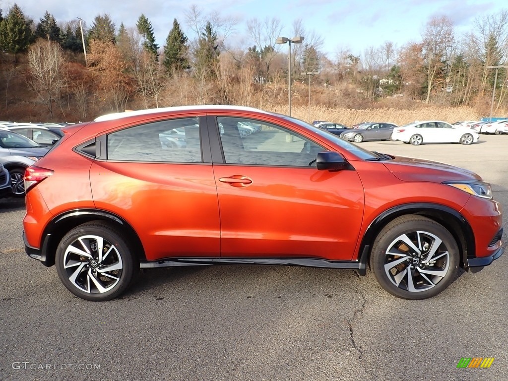 Orangeburst Metallic 2020 Honda HR-V Sport AWD Exterior Photo #136326581