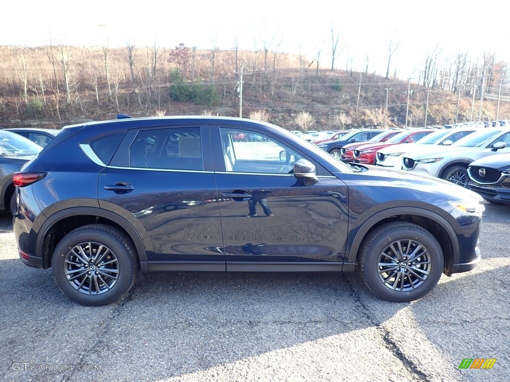 Deep Crystal Blue Mica 2020 Mazda CX-5 Touring AWD Exterior Photo #136327265