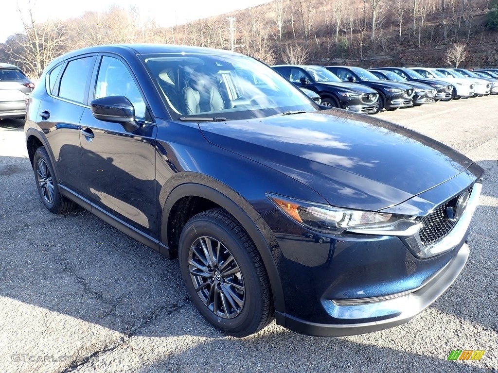 Deep Crystal Blue Mica 2020 Mazda CX-5 Touring AWD Exterior Photo #136327331