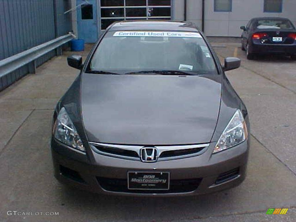 2006 Accord EX-L V6 Sedan - Carbon Bronze Pearl / Ivory photo #3