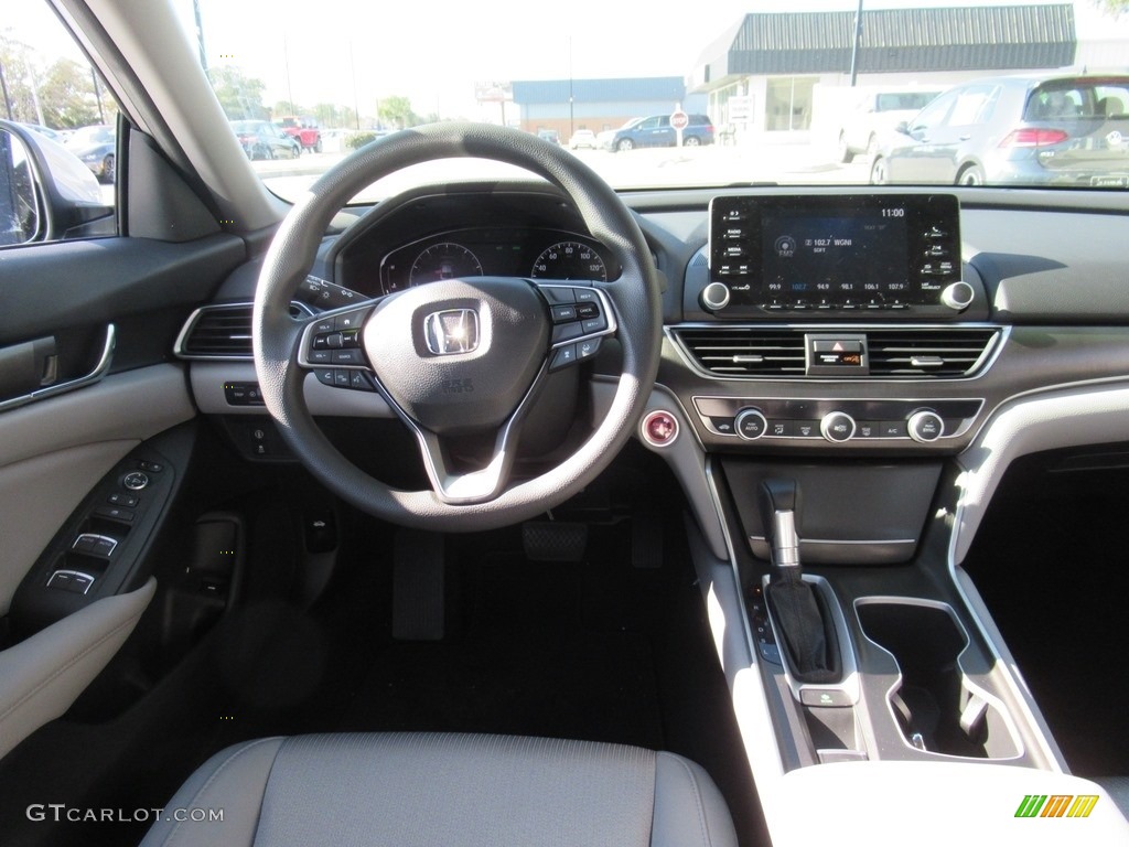 2019 Honda Accord LX Sedan Gray Dashboard Photo #136328064