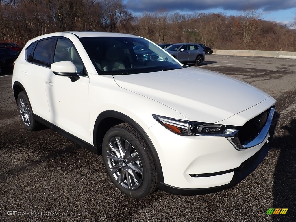 Snowflake White Pearl 2020 Mazda CX-5 Grand Touring AWD Exterior Photo #136328096