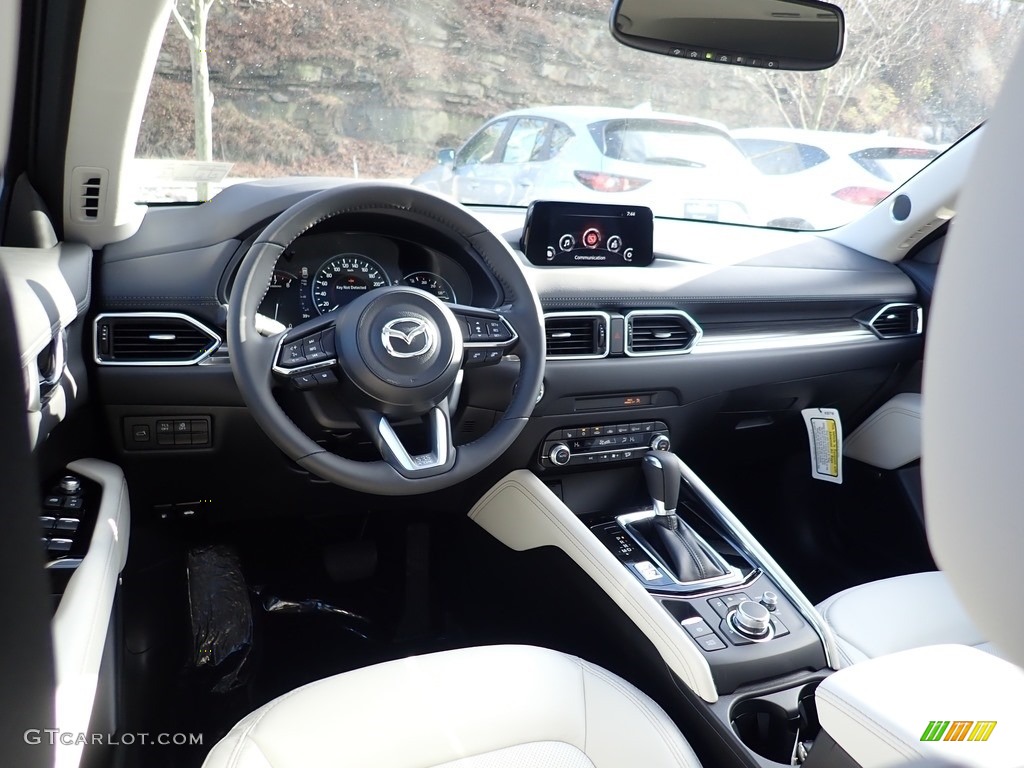 Parchment Interior 2020 Mazda CX-5 Grand Touring AWD Photo #136328255