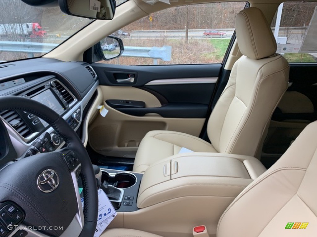 2019 Toyota Highlander Hybrid XLE AWD Front Seat Photo #136328267