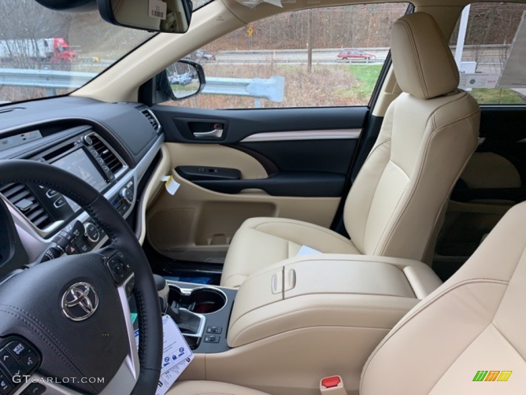 2019 Highlander Hybrid XLE AWD - Midnight Black Metallic / Almond photo #4