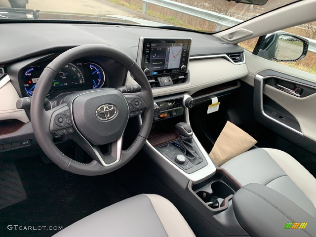 Light Gray Interior 2020 Toyota RAV4 Limited AWD Hybrid Photo #136328750