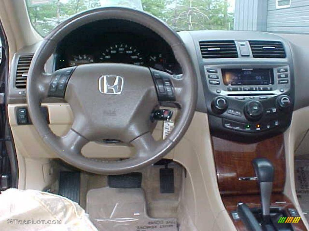 2006 Accord EX-L V6 Sedan - Carbon Bronze Pearl / Ivory photo #9