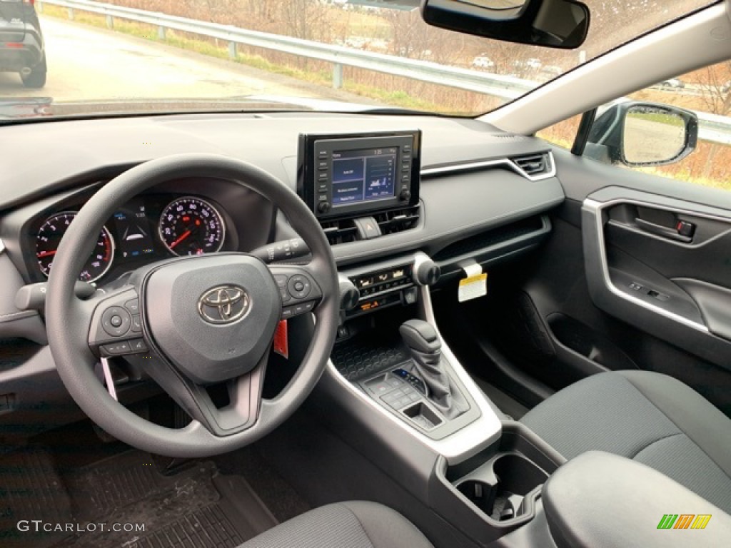 Black Interior 2019 Toyota RAV4 LE AWD Photo #136328882