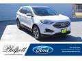 Star White Metallic Tri-Coat 2020 Ford Edge SEL