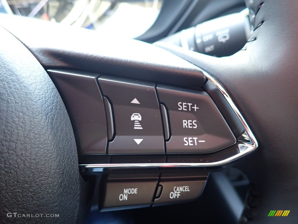 2020 Mazda CX-5 Sport AWD Black Steering Wheel Photo #136329656