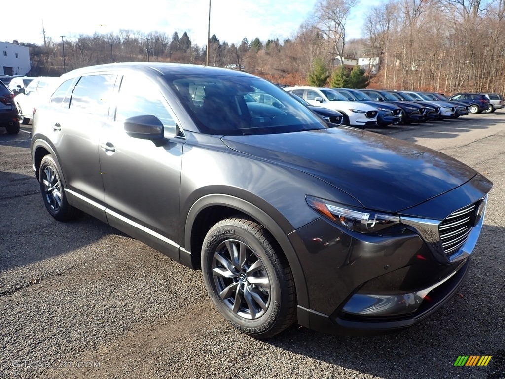 Machine Gray Metallic 2020 Mazda CX-9 Touring AWD Exterior Photo #136329770