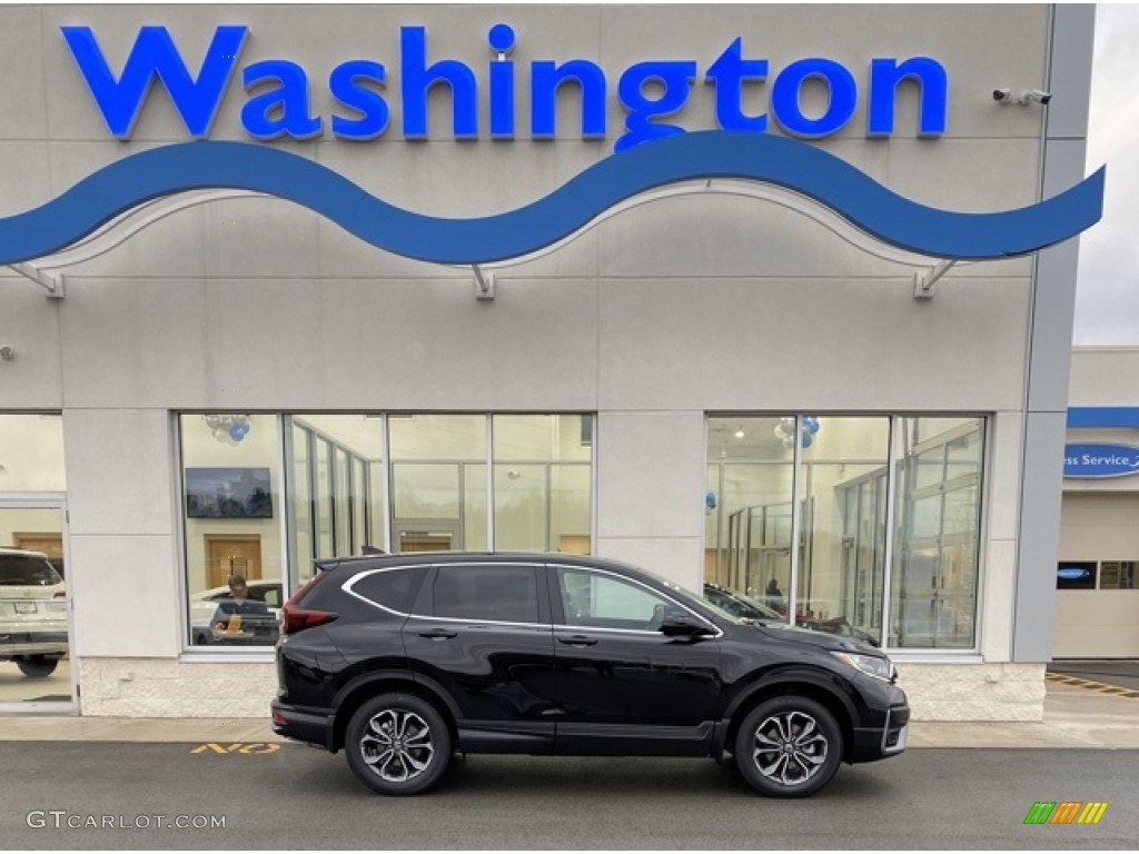 2020 CR-V EX-L AWD - Crystal Black Pearl / Gray photo #1