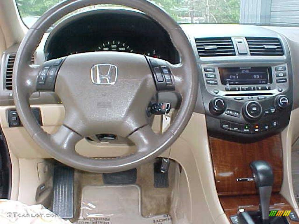 2006 Accord EX-L V6 Sedan - Nighthawk Black Pearl / Ivory photo #7