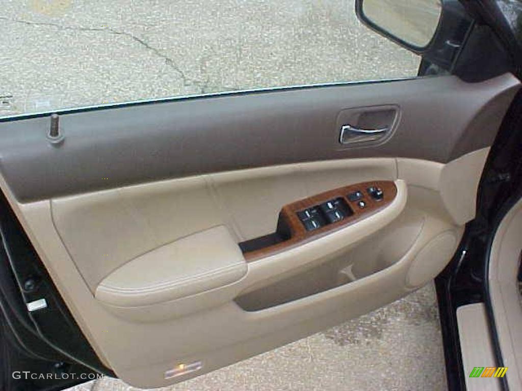 2006 Accord EX-L V6 Sedan - Nighthawk Black Pearl / Ivory photo #8