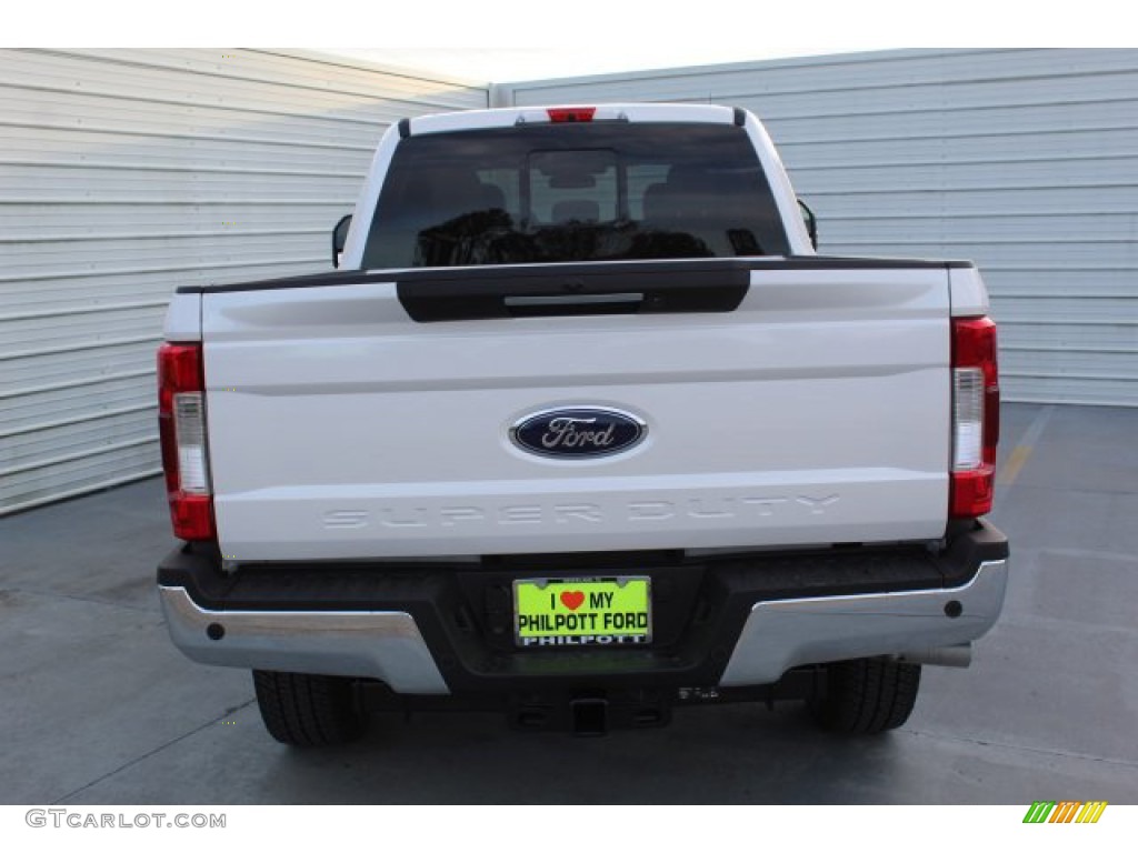 2019 F250 Super Duty Lariat Crew Cab 4x4 - White Platinum / Camel photo #7