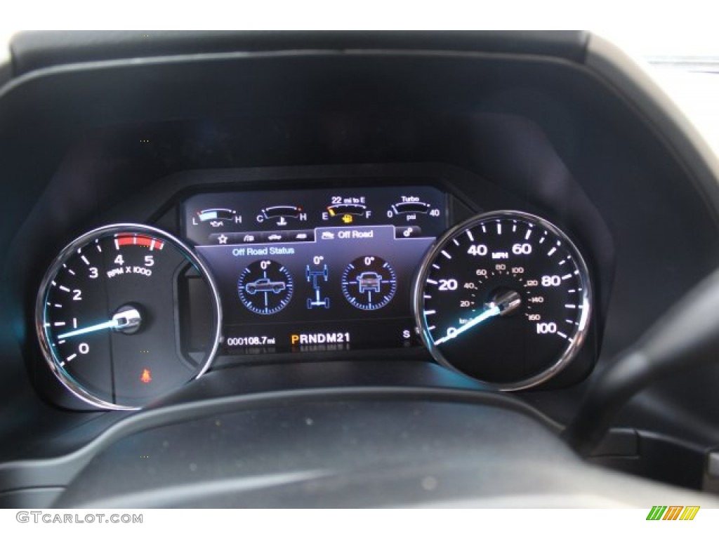 2019 F250 Super Duty Lariat Crew Cab 4x4 - White Platinum / Camel photo #16