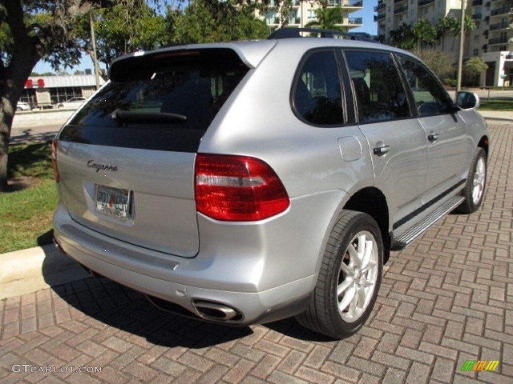 2009 Cayenne  - Crystal Silver Metallic / Black photo #9