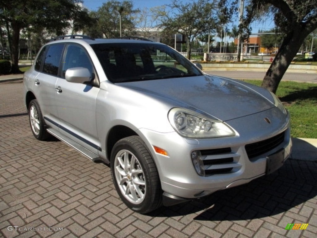 2009 Cayenne  - Crystal Silver Metallic / Black photo #13