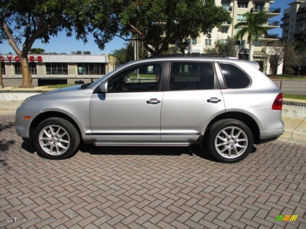 2009 Cayenne  - Crystal Silver Metallic / Black photo #43