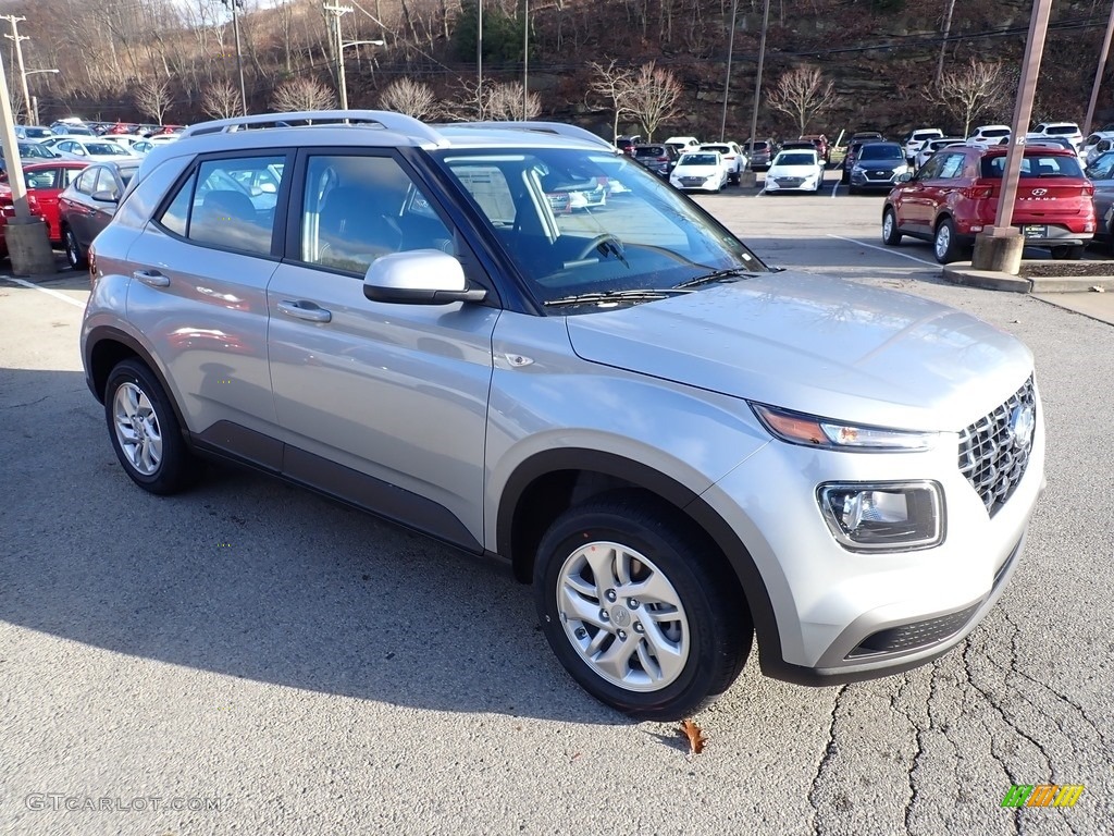 Stellar Silver 2020 Hyundai Venue SEL Exterior Photo #136332827