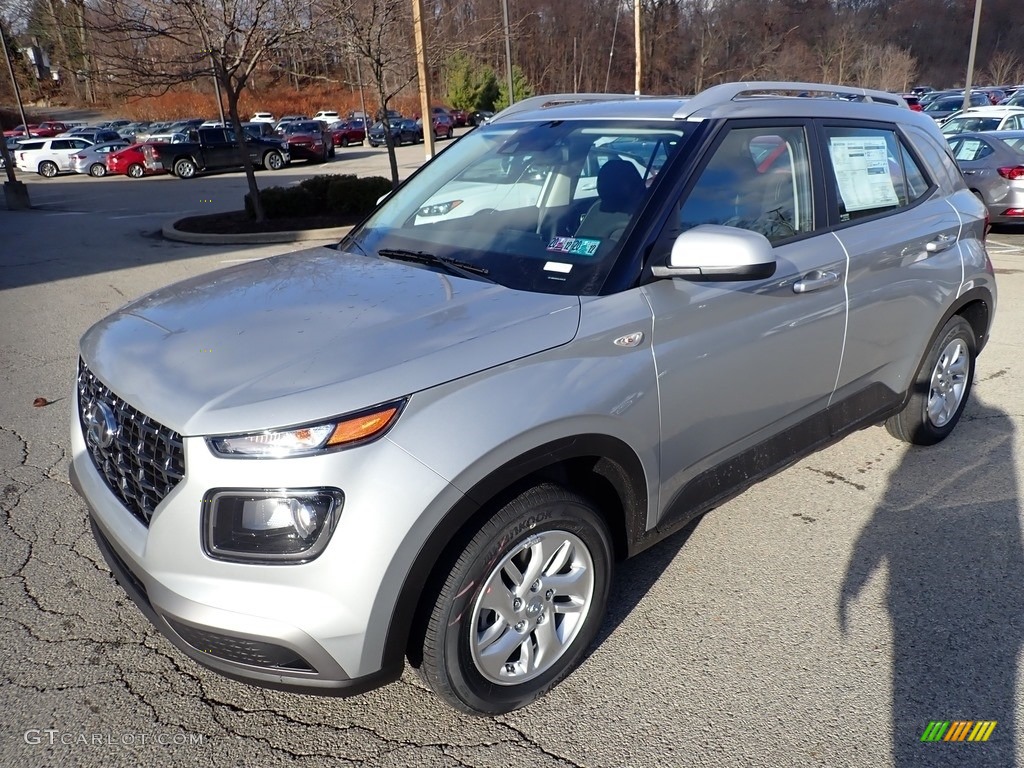 Stellar Silver 2020 Hyundai Venue SEL Exterior Photo #136332893