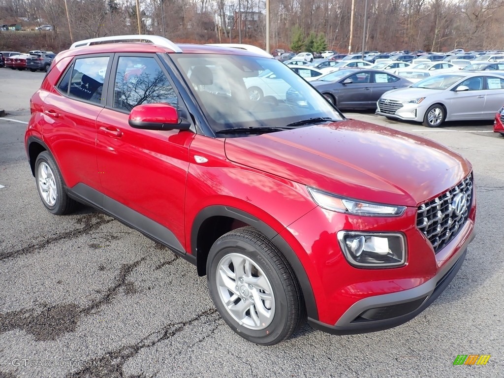 Scarlet Red Pearl 2020 Hyundai Venue SEL Exterior Photo #136334165