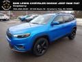 Hydro Blue Pearl 2020 Jeep Cherokee Latitude Plus 4x4