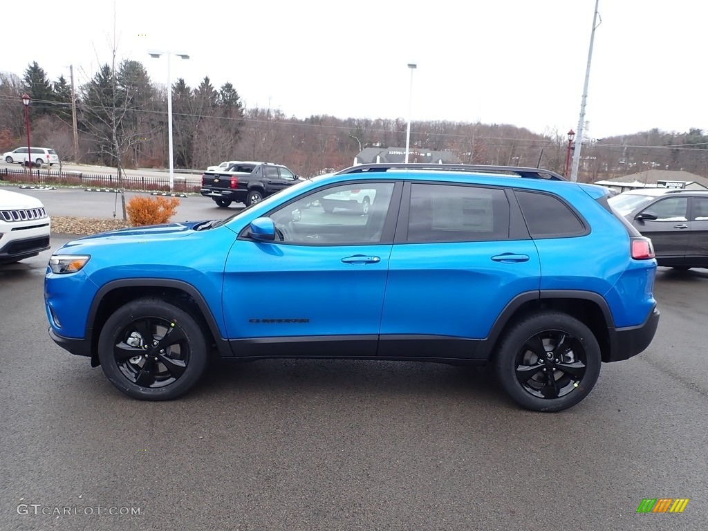 Hydro Blue Pearl 2020 Jeep Cherokee Latitude Plus 4x4 Exterior Photo #136336340