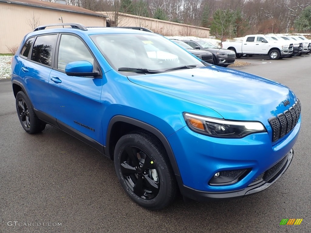 Hydro Blue Pearl 2020 Jeep Cherokee Latitude Plus 4x4 Exterior Photo #136336490