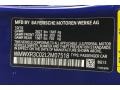 B62: Starlight Blue Metallic 2020 Mini Hardtop Cooper 2 Door Color Code
