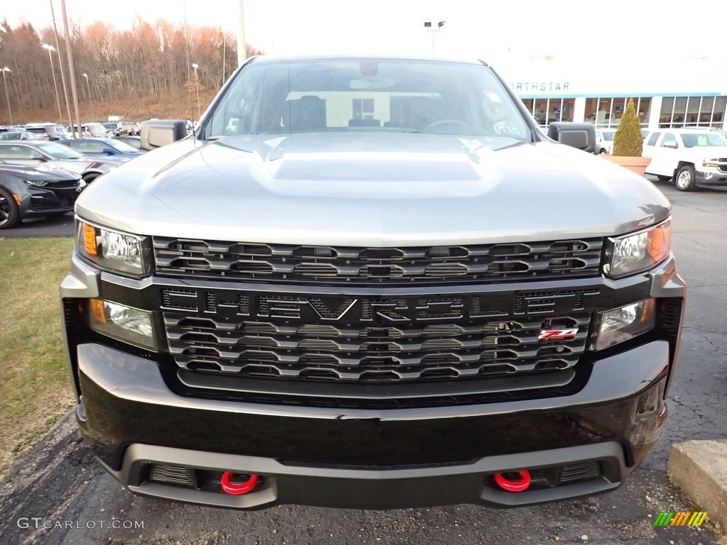 2020 Silverado 1500 Custom Trail Boss Double Cab 4x4 - Satin Steel Metallic / Jet Black photo #7