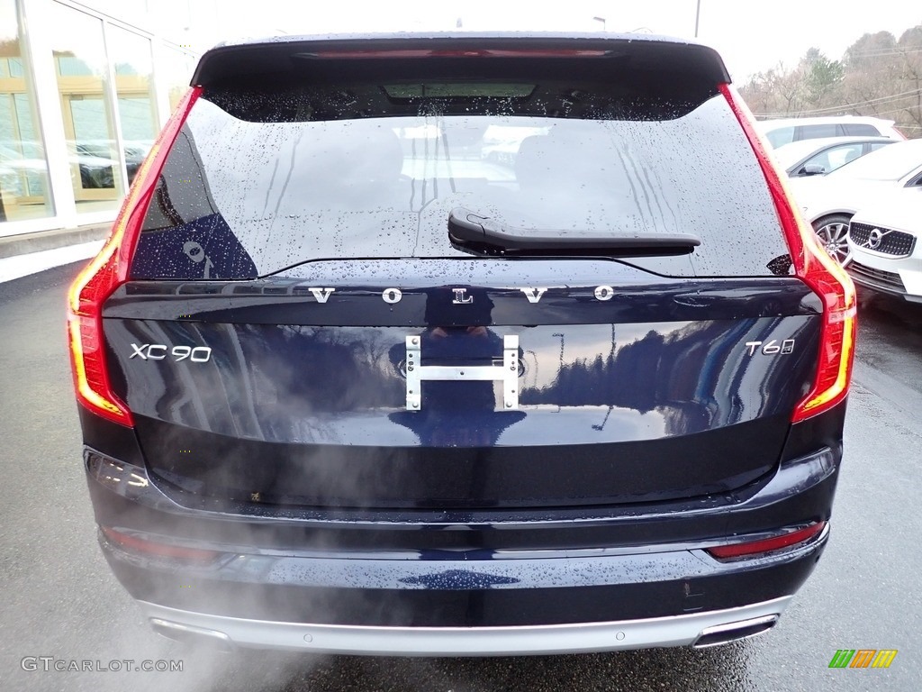 2019 XC90 T6 AWD Momentum - Denim Blue Metallic / Maroon photo #4