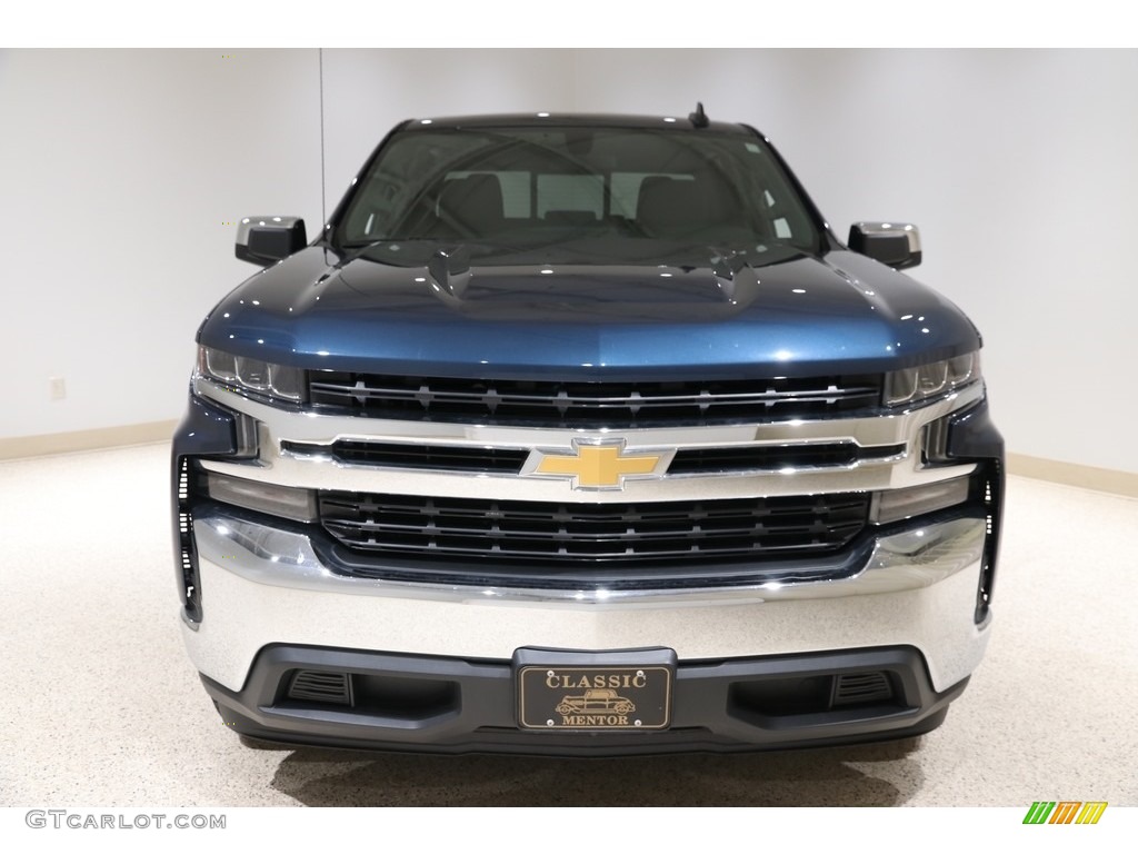 2019 Silverado 1500 LT Double Cab - Northsky Blue Metallic / Jet Black photo #2