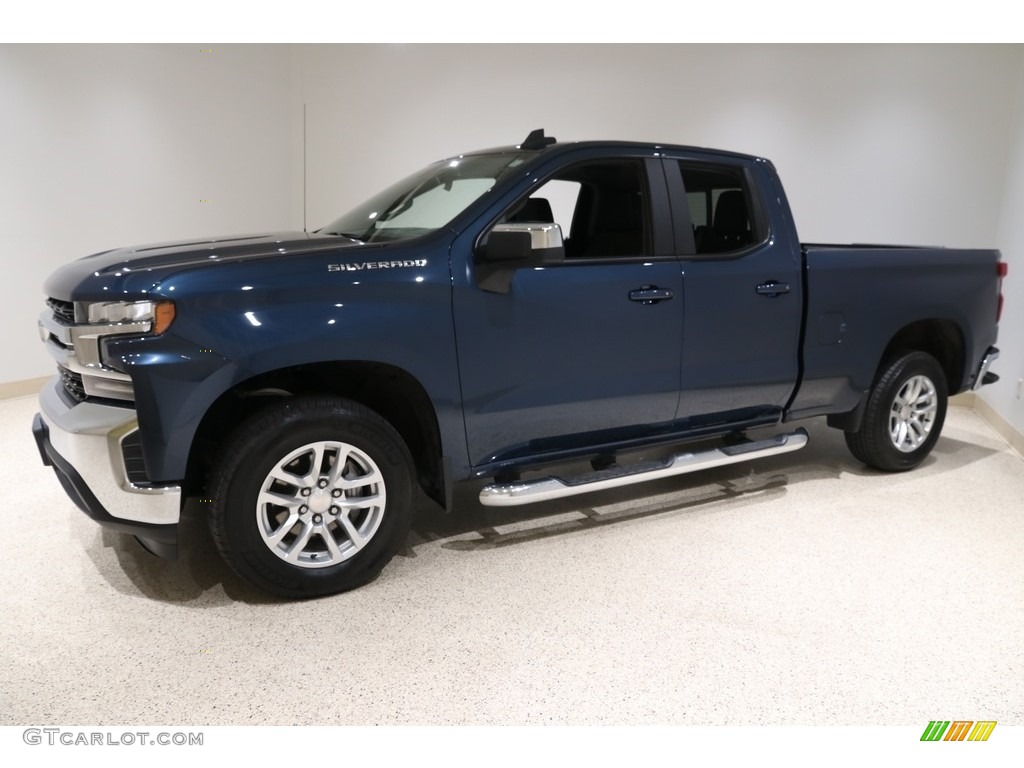 Northsky Blue Metallic 2019 Chevrolet Silverado 1500 LT Double Cab Exterior Photo #136338731
