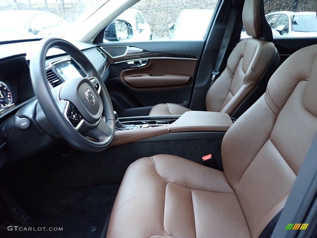 2019 XC90 T6 AWD Momentum - Denim Blue Metallic / Maroon photo #11